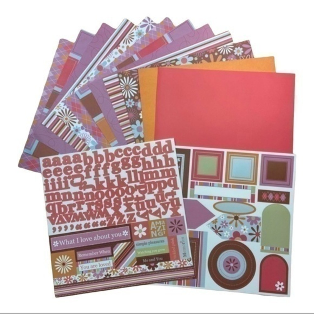 Child‎ Scrapbook Supplies 12 Inch x 12 Inch Lot of 14
